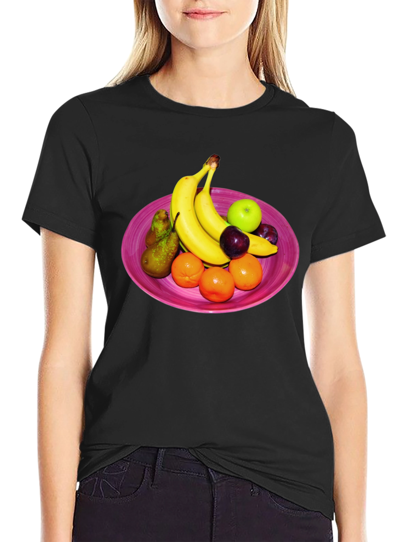 Fruit Bowl Graphic Tee - Fresh & Fun Design