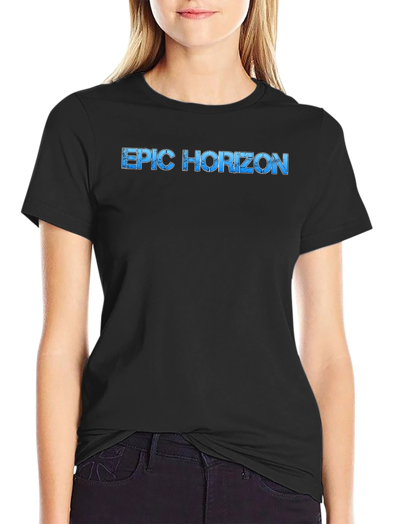 Epic Horizon Graphic T-Shirt - Mens Black Tee