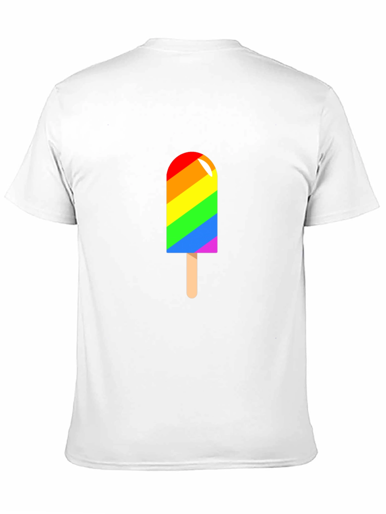 Rainbow Popsicle Graphic T-Shirt - Pride & Summer Style