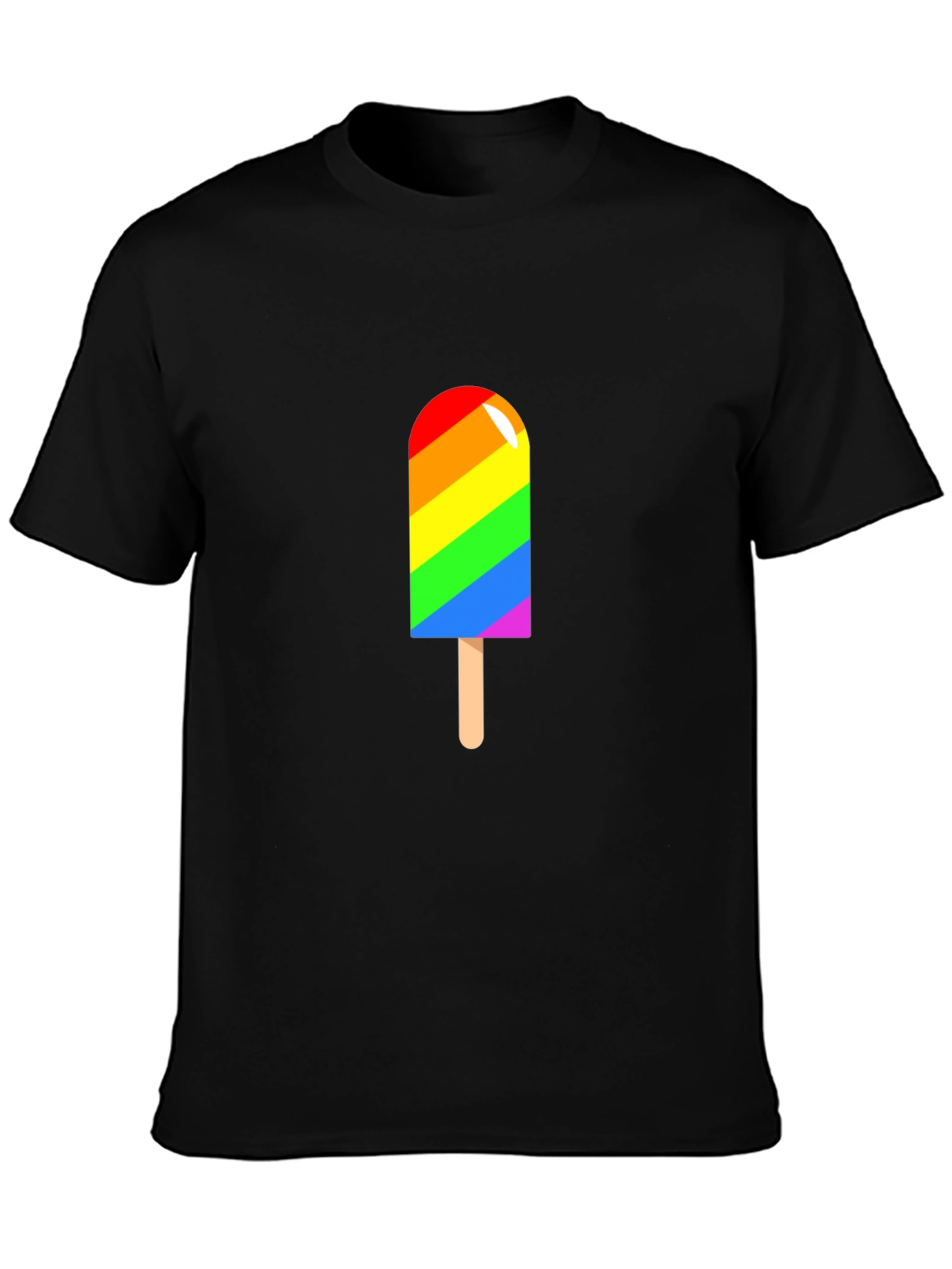 Rainbow Popsicle Graphic T-Shirt - Pride & Summer Style