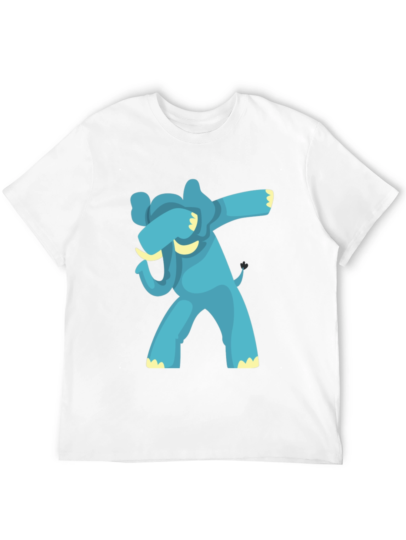 Dabbing Elephant Graphic Tee - Black