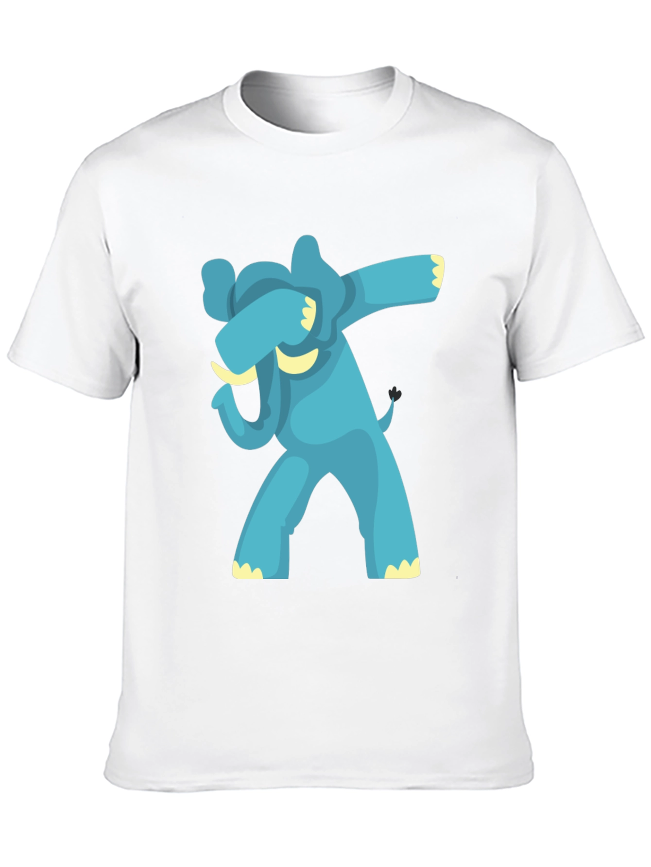 Dabbing Elephant Graphic Tee - Black