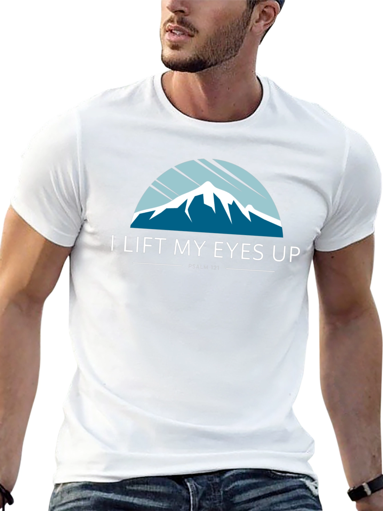 I Lift My Eyes Up T-Shirt - Psalm 121