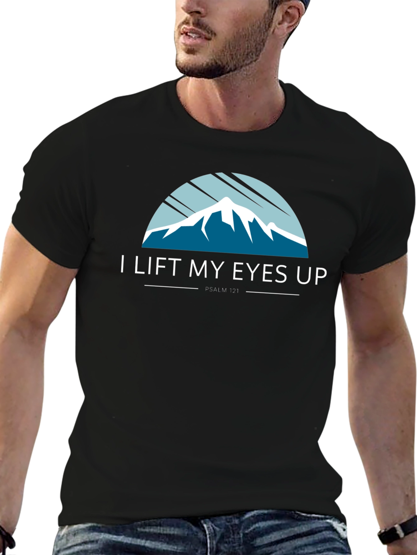 I Lift My Eyes Up T-Shirt - Psalm 121