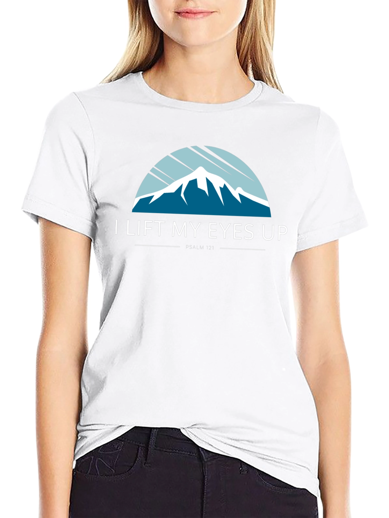 I Lift My Eyes Up T-Shirt - Psalm 121