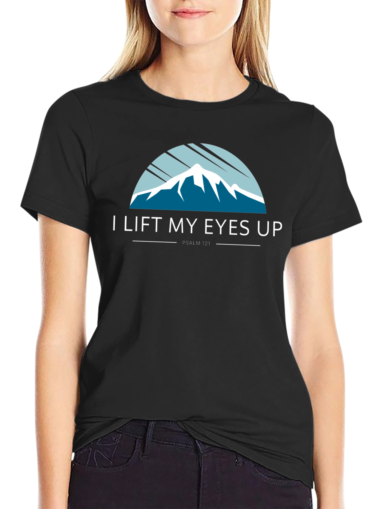 I Lift My Eyes Up T-Shirt - Psalm 121