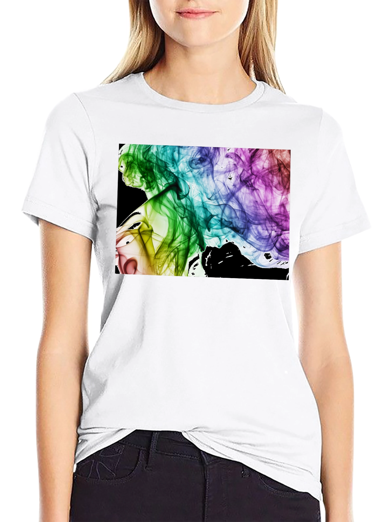Rainbow Smoke Graphic Tee
