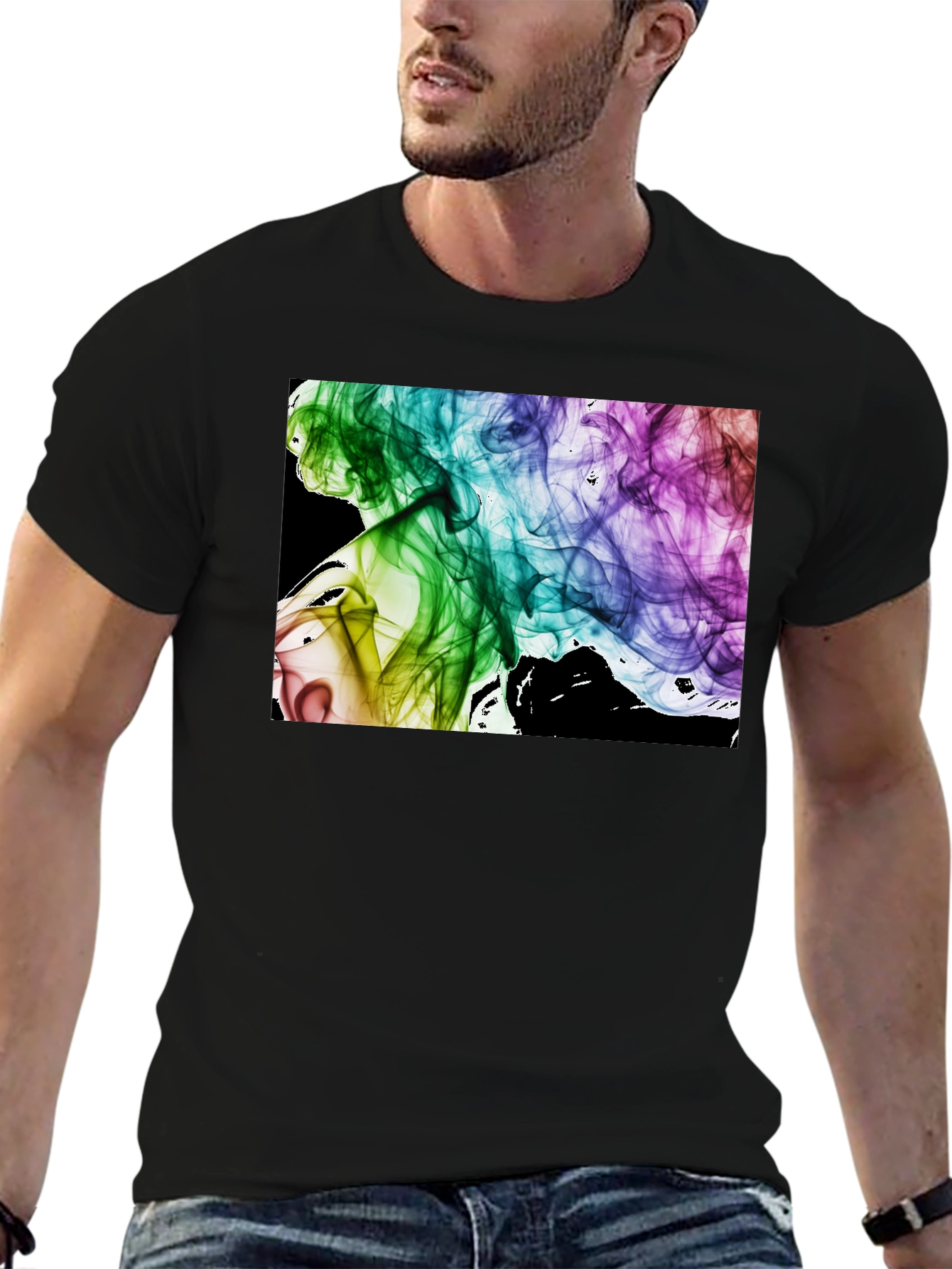 Rainbow Smoke Graphic Tee