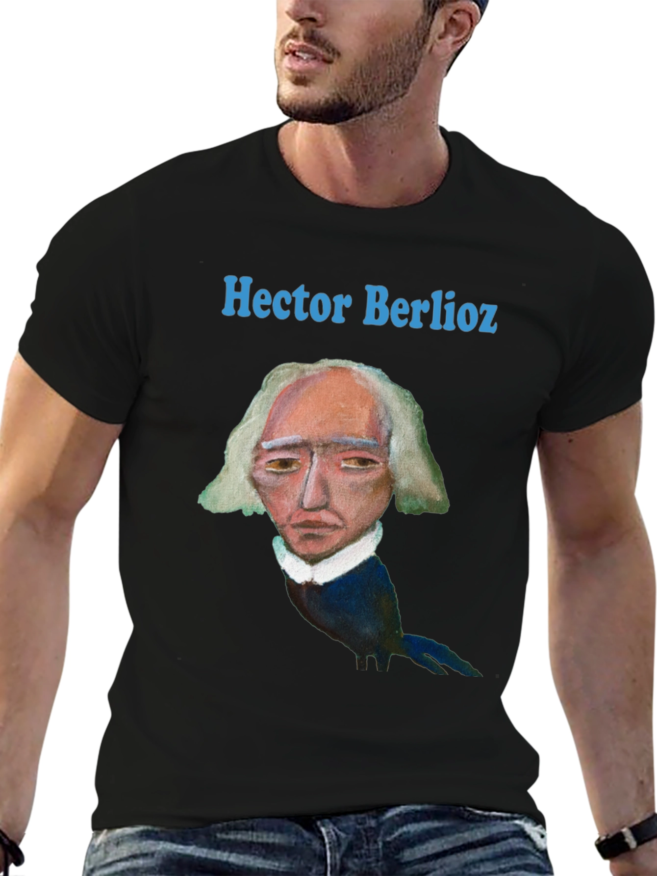 Hector Berlioz Graphic Tee - Music Composer T-Shirt