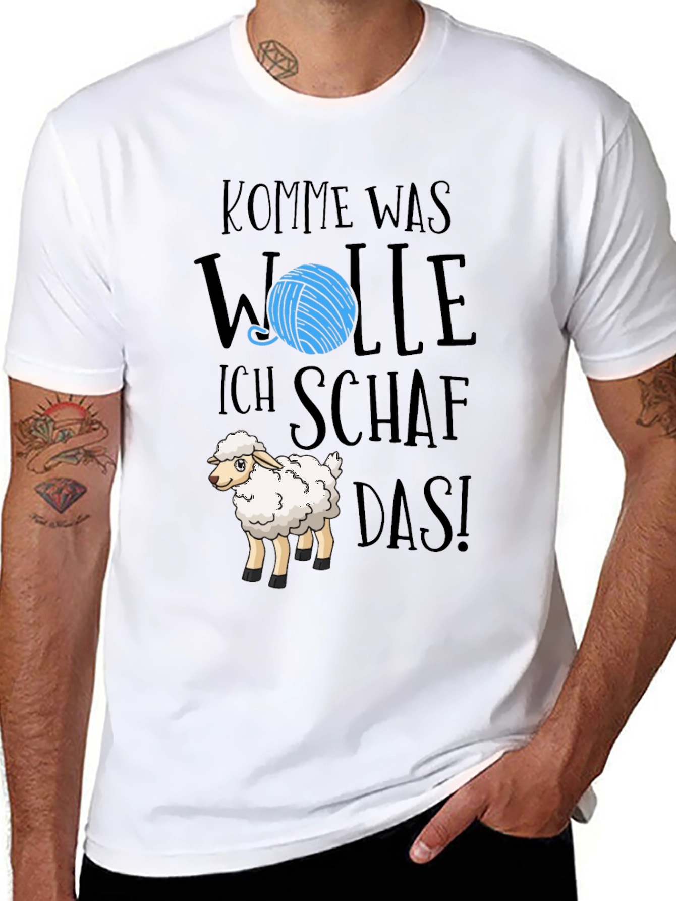 Komm Was Wolle Ich Schaf Das! Graphic Tee