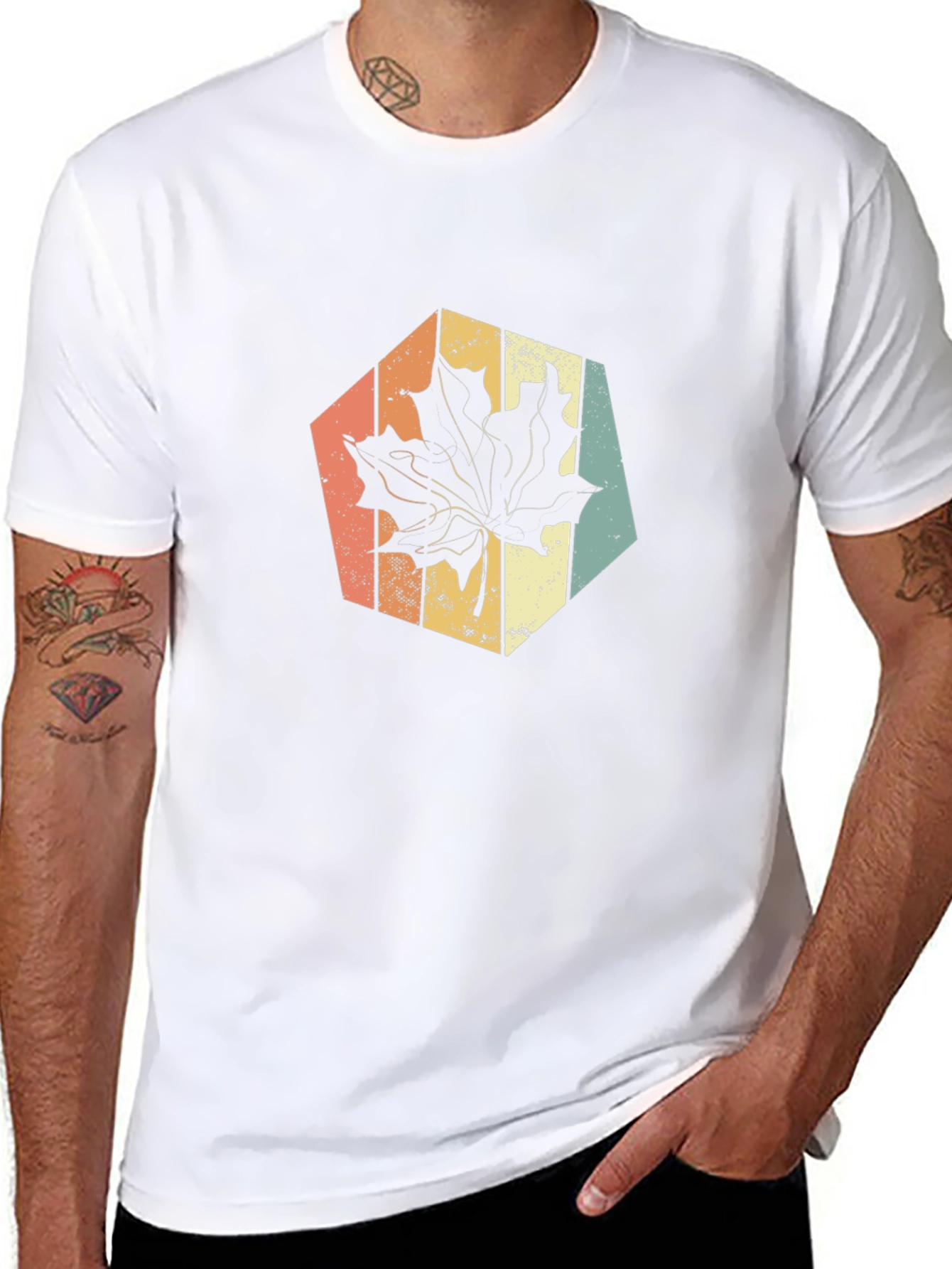 Retro Maple Leaf Graphic Tee