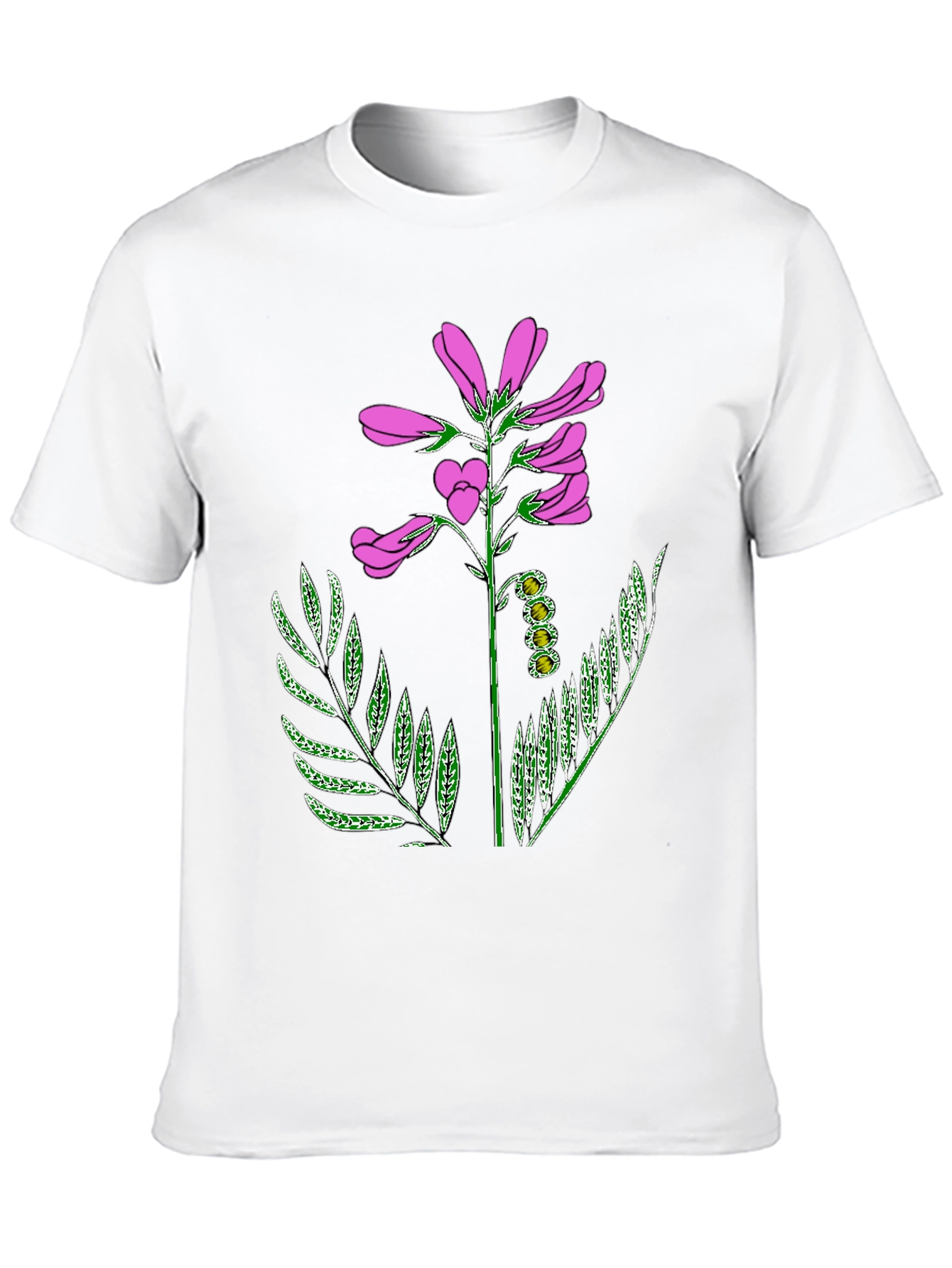 Floral Graphic T-Shirt - Black