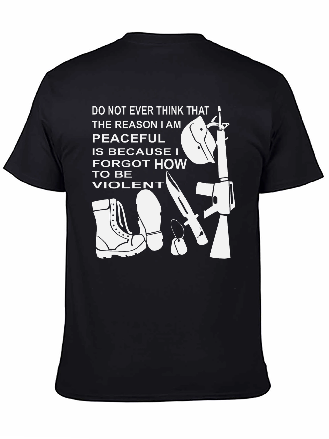 Violent Peaceful Graphic T-Shirt