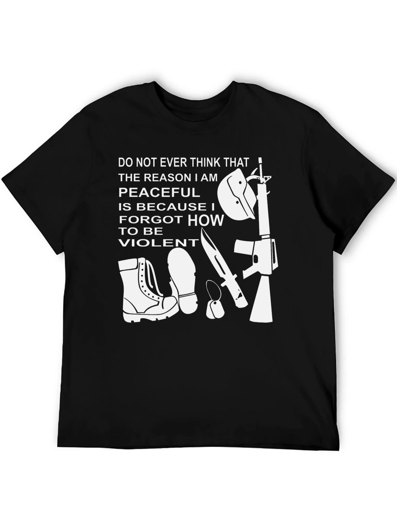 Violent Peaceful Graphic T-Shirt