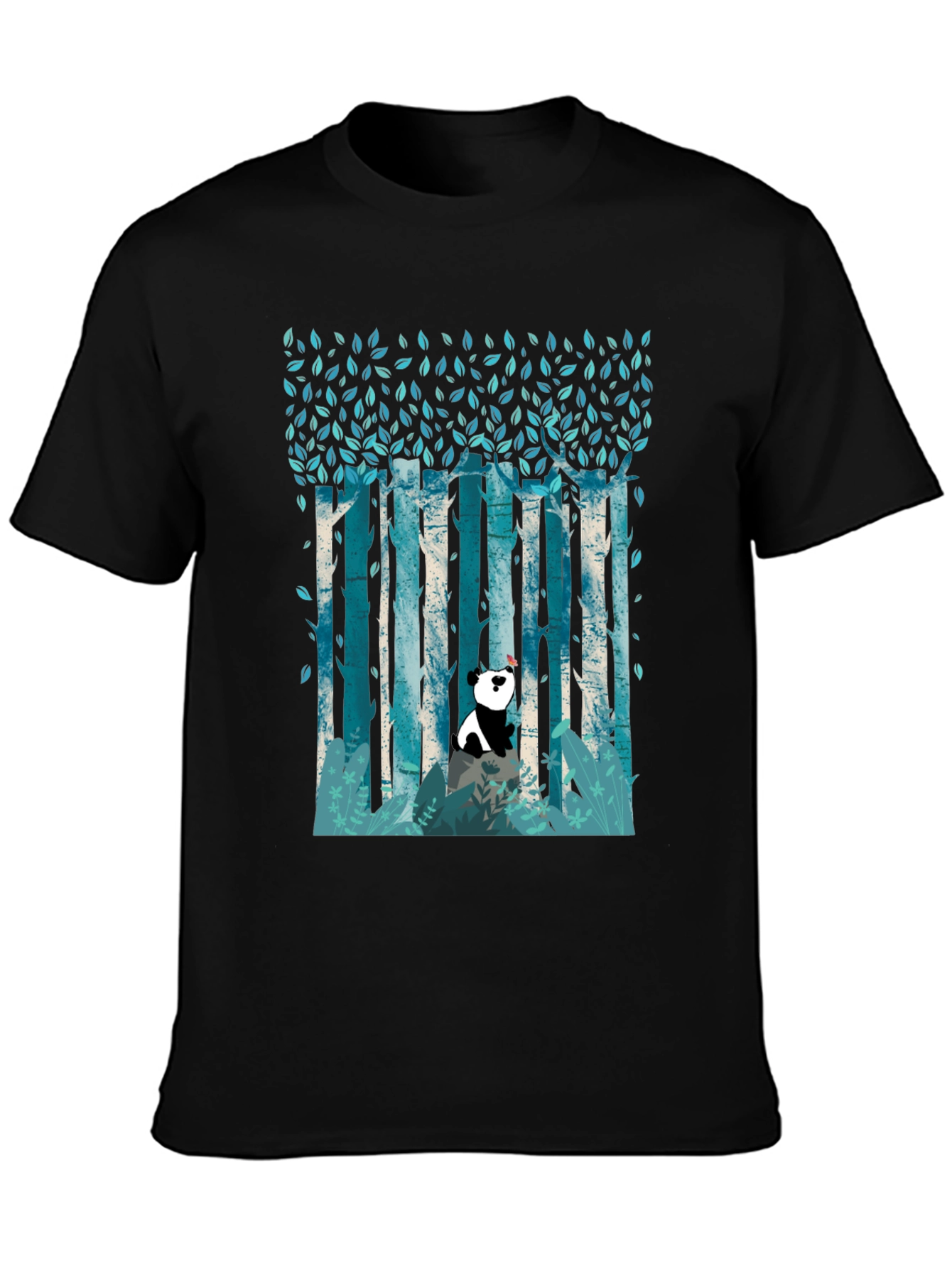 Panda Forest Graphic T-Shirt