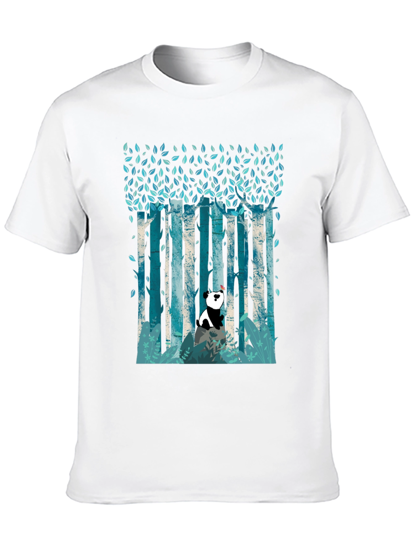 Panda Forest Graphic T-Shirt