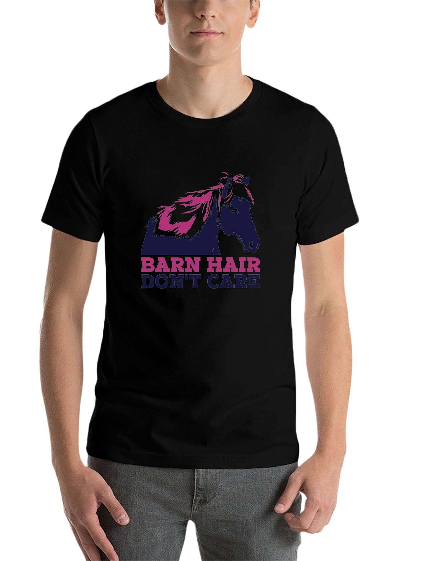 Barn Hair Dont Care Graphic T-Shirt