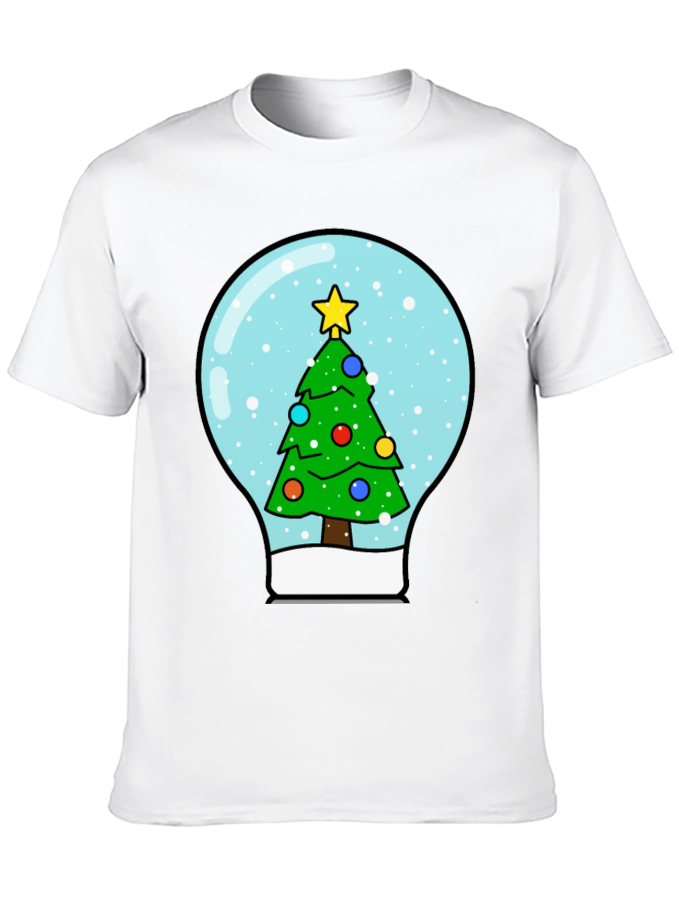 Christmas Tree Snow Globe T-Shirt