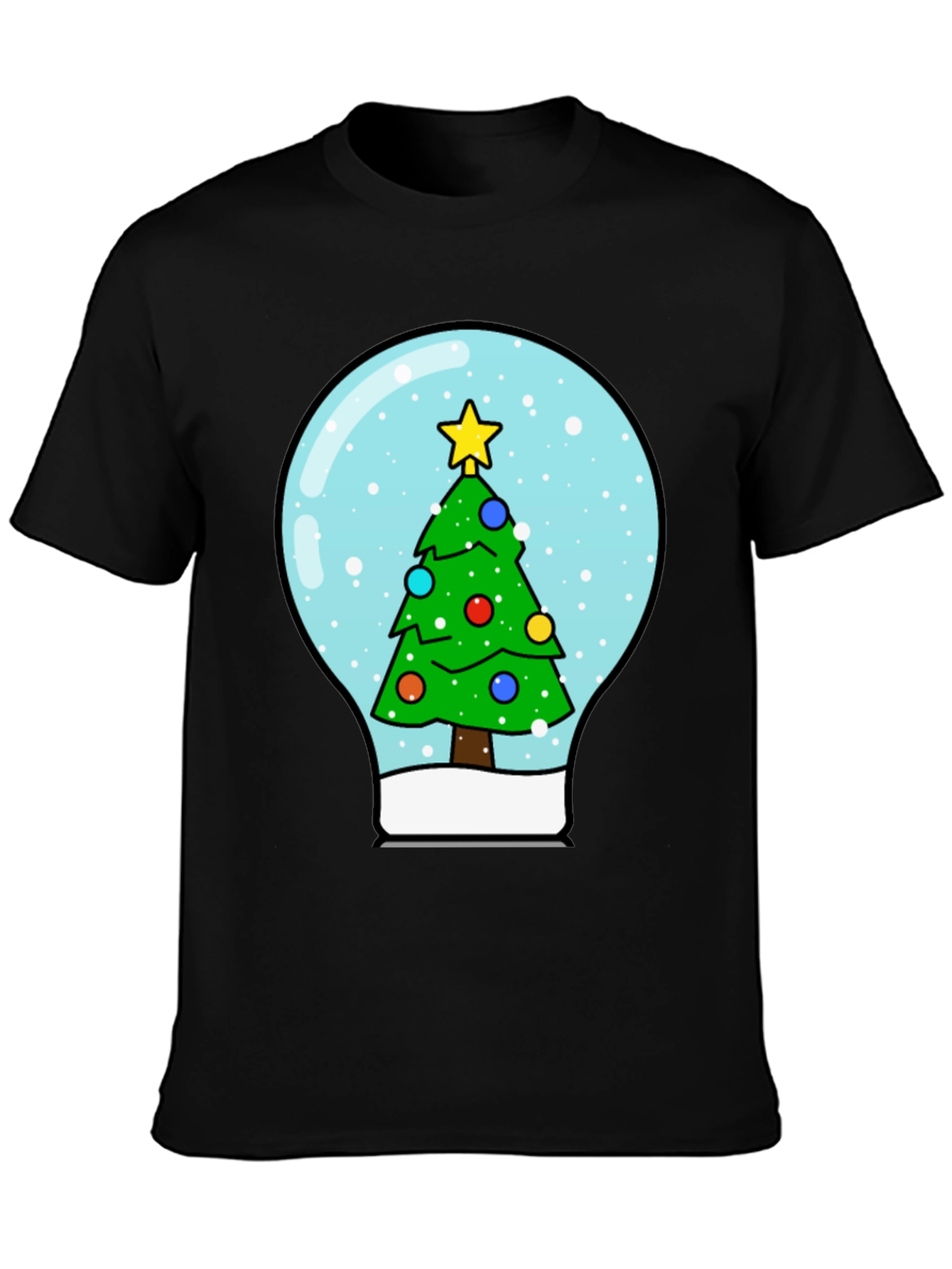 Christmas Tree Snow Globe T-Shirt