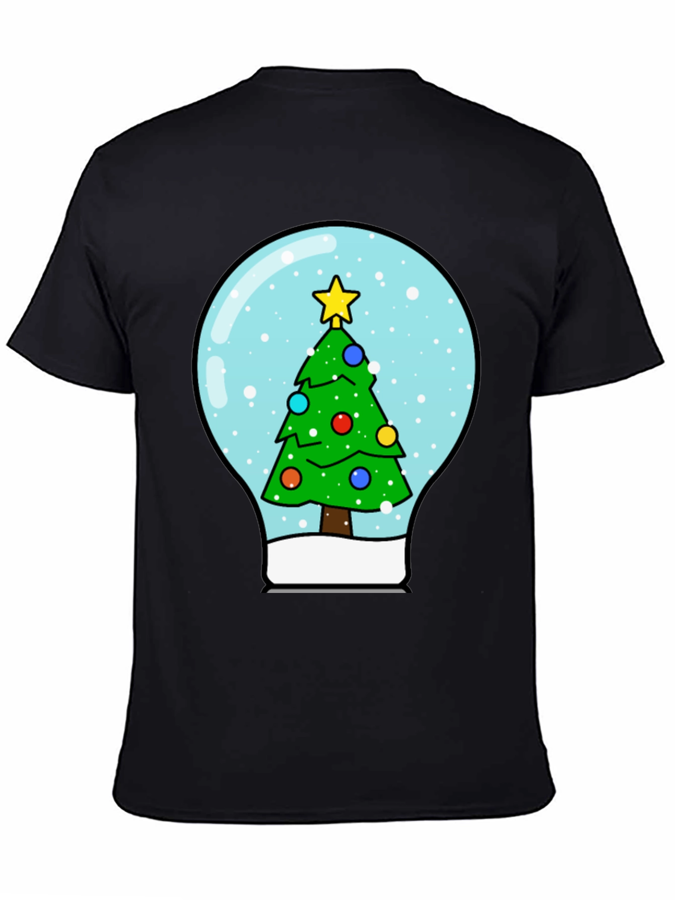 Christmas Tree Snow Globe T-Shirt