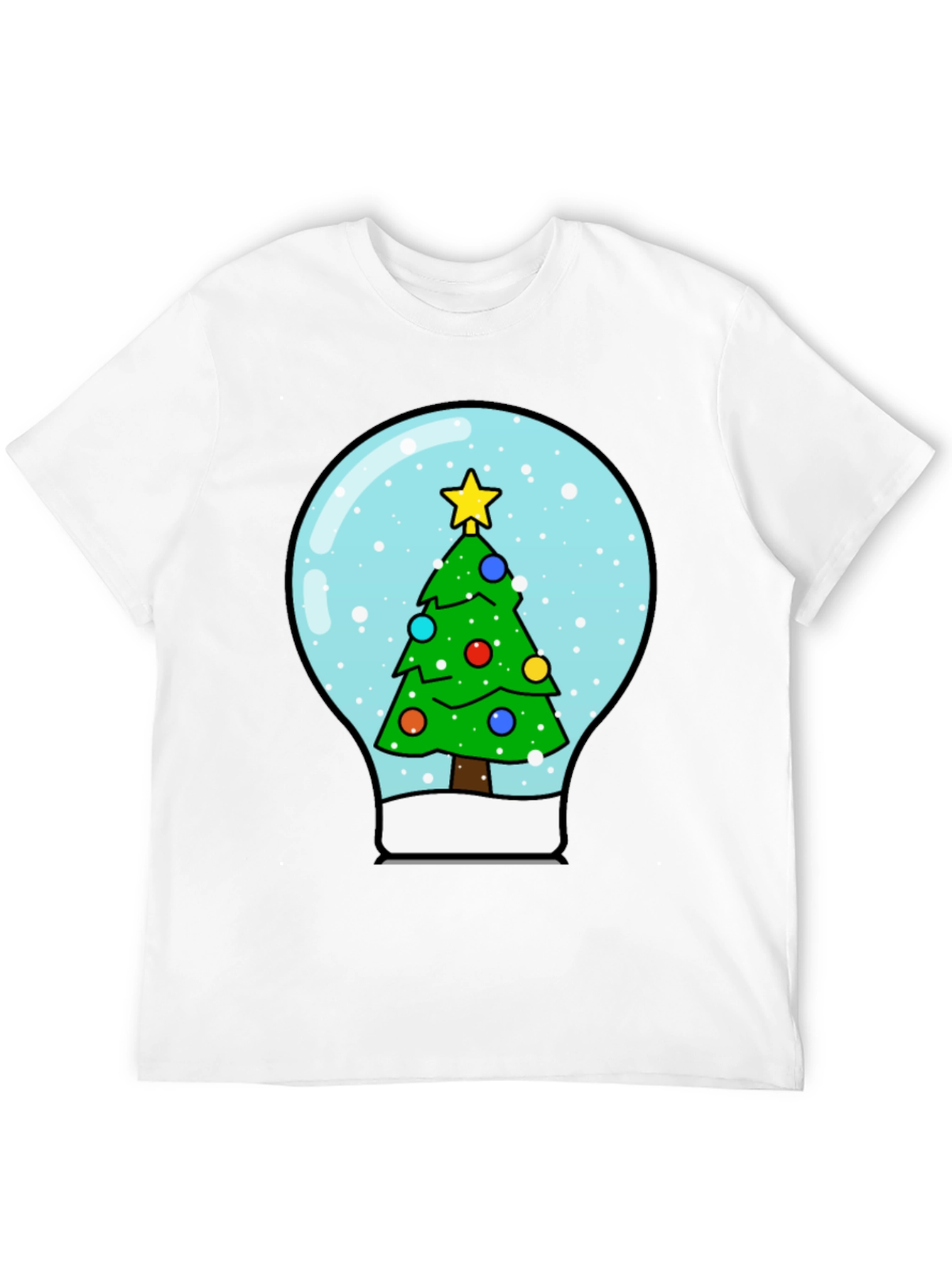 Christmas Tree Snow Globe T-Shirt