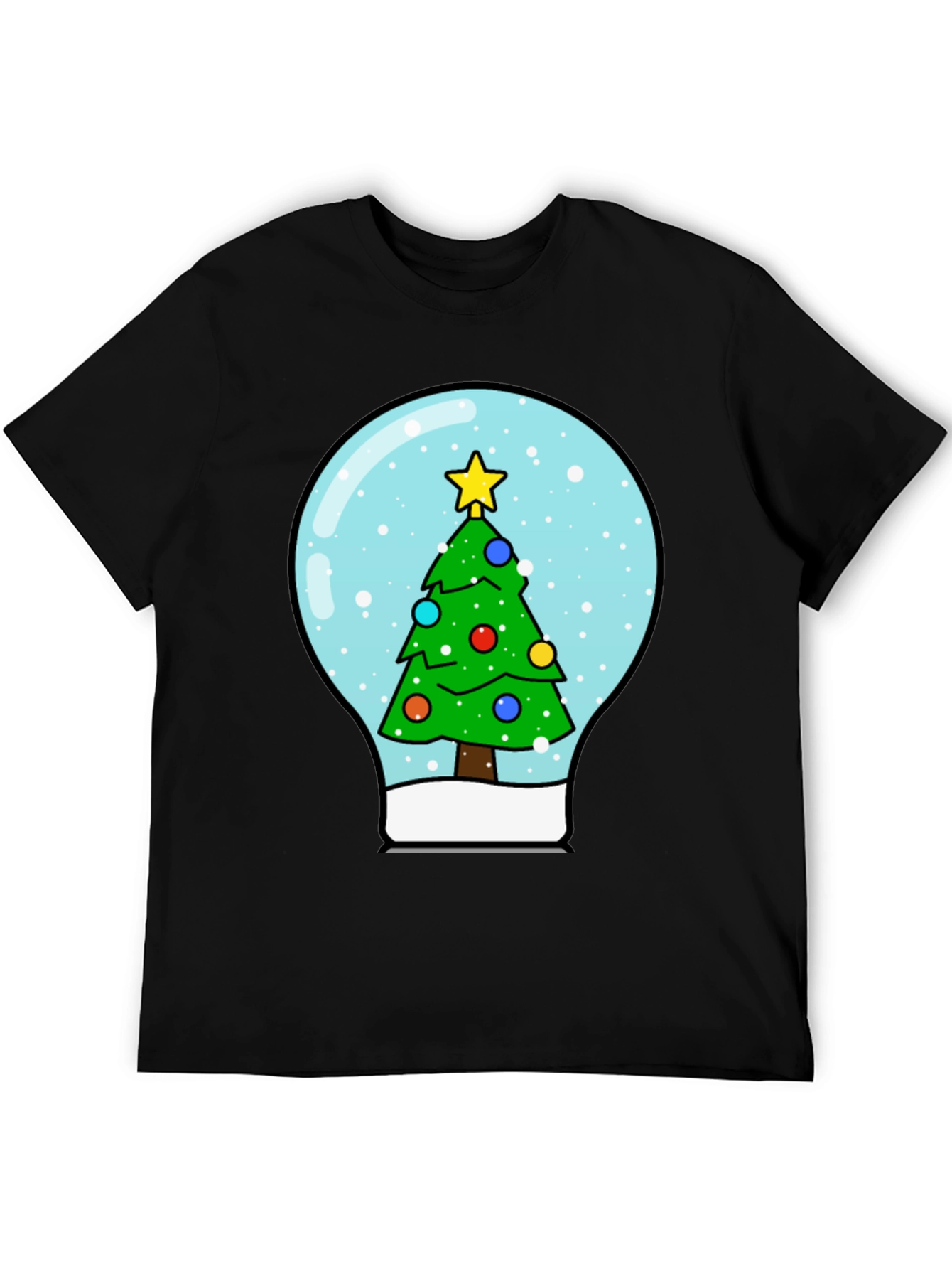 Christmas Tree Snow Globe T-Shirt
