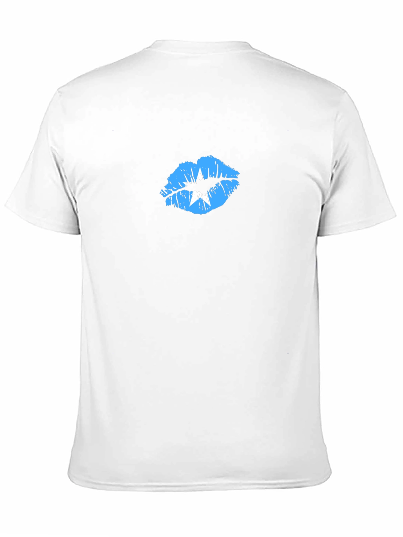 Somalia Flag Lips Graphic Tee - Black T-Shirt