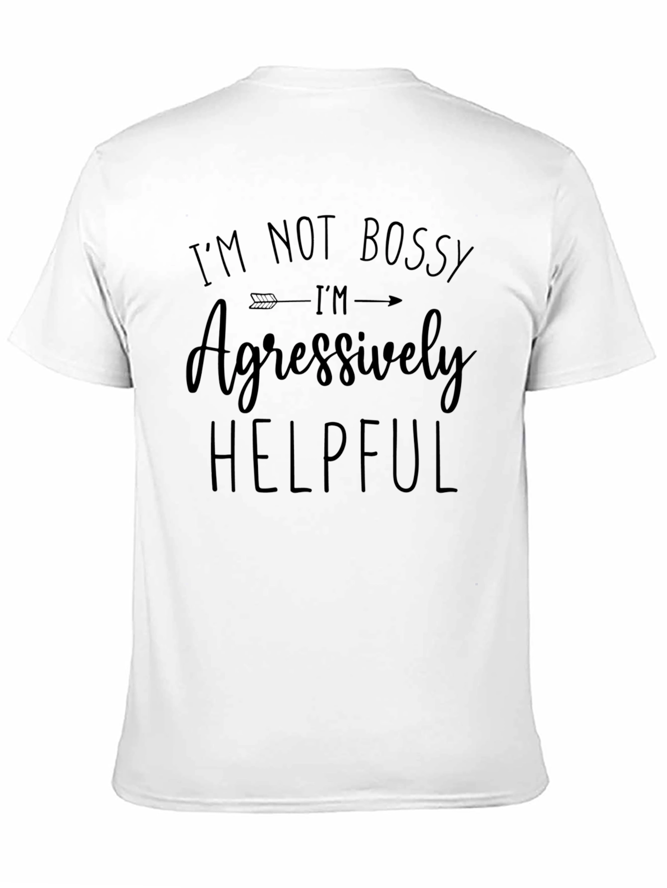 Im Not Bossy Black Graphic Tee