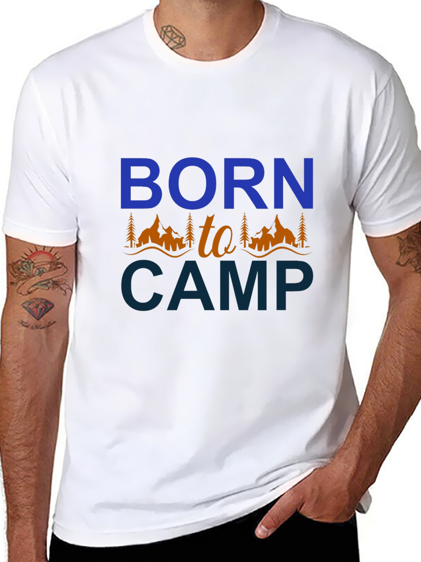 Born to Camp Graphic Tee