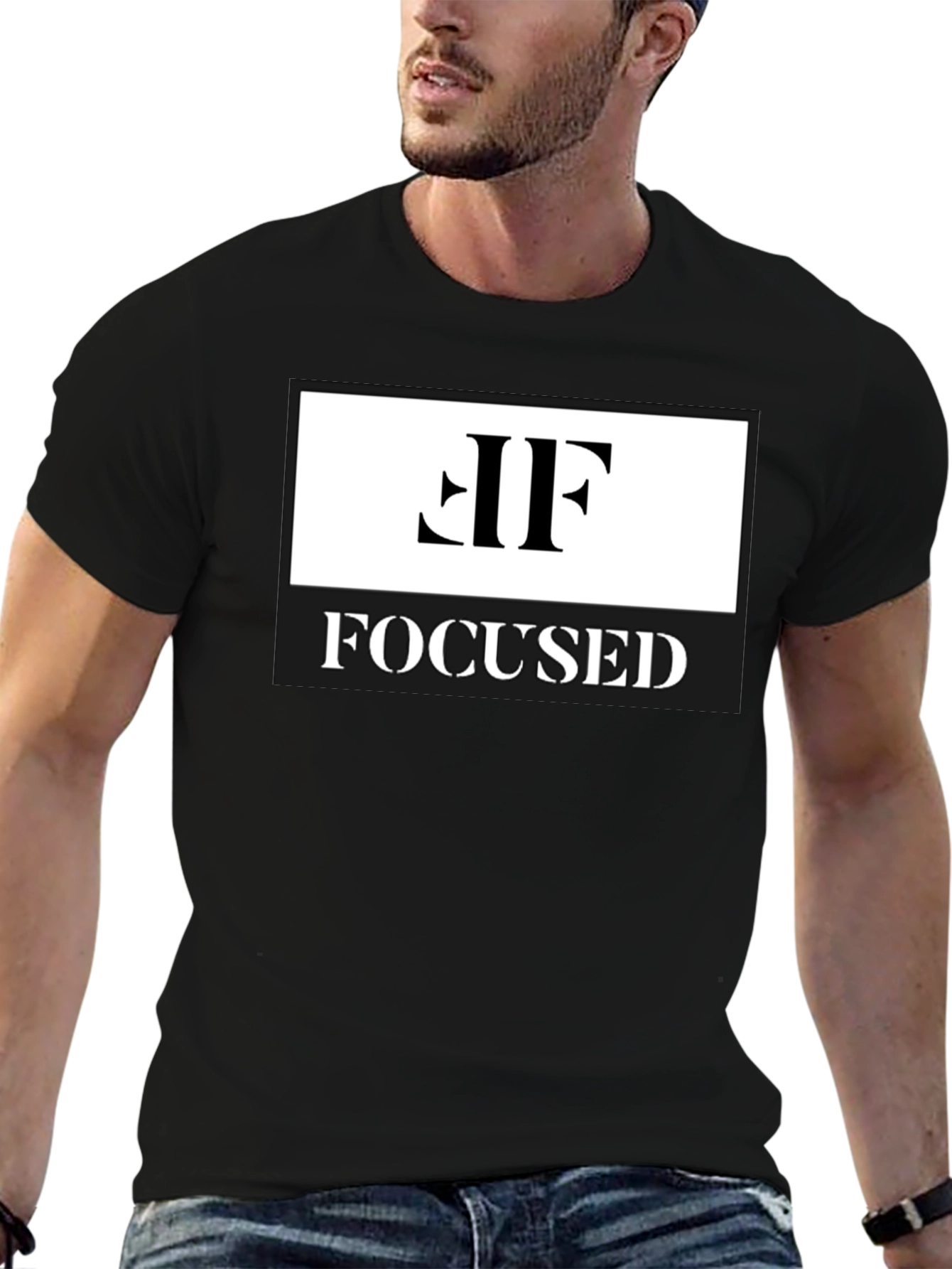 Focused Graphic T-Shirt - Stylish & Motivating Design