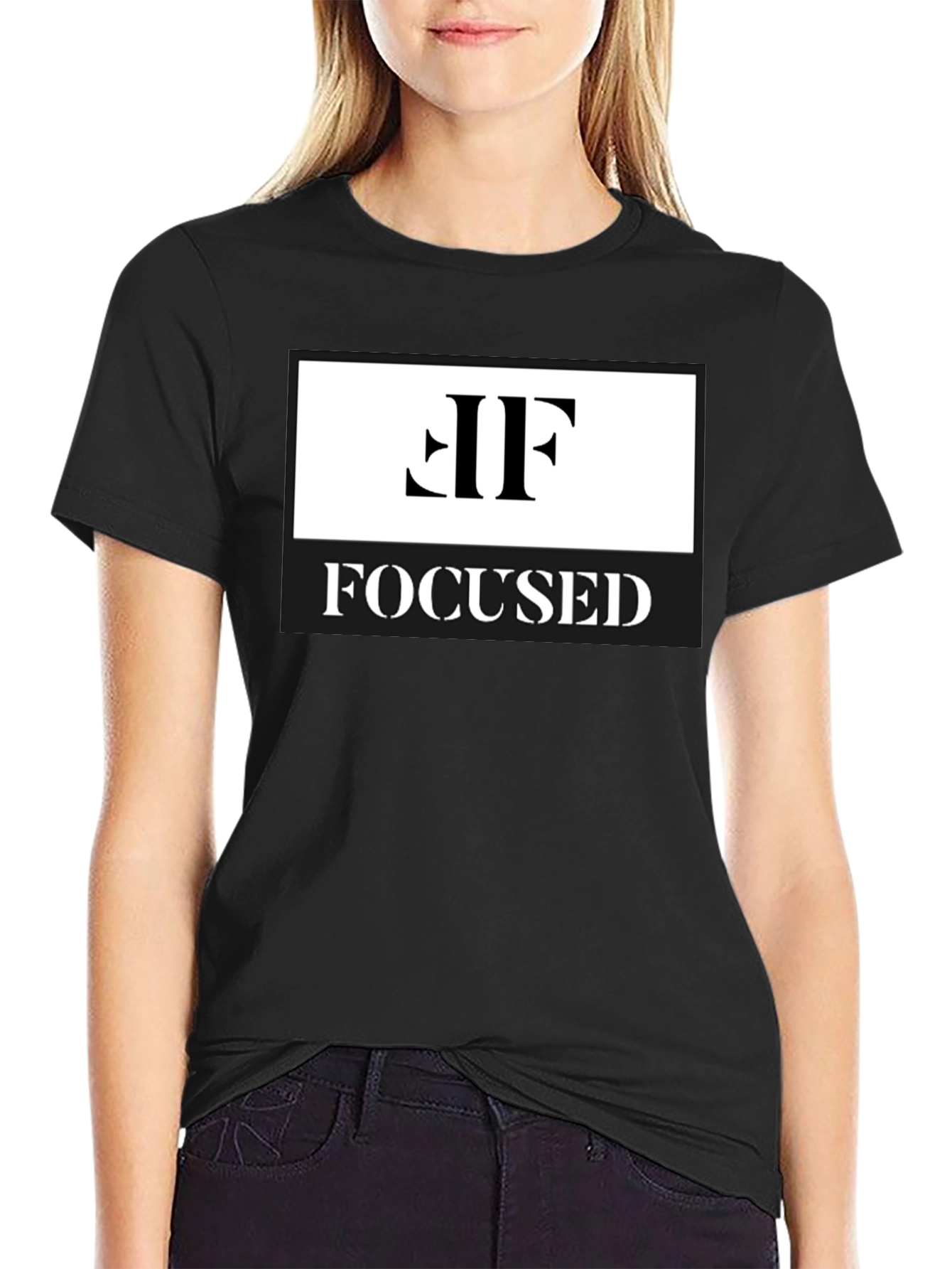 Focused Graphic T-Shirt - Stylish & Motivating Design