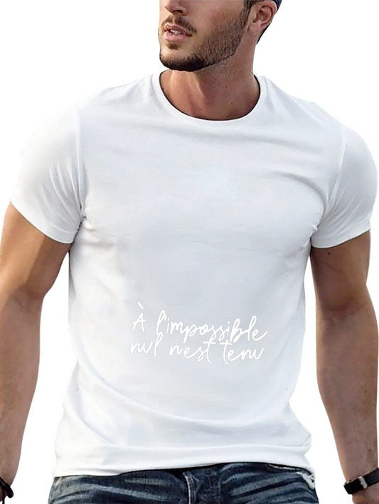 À limpossible nul nest tenu Graphic Tee
