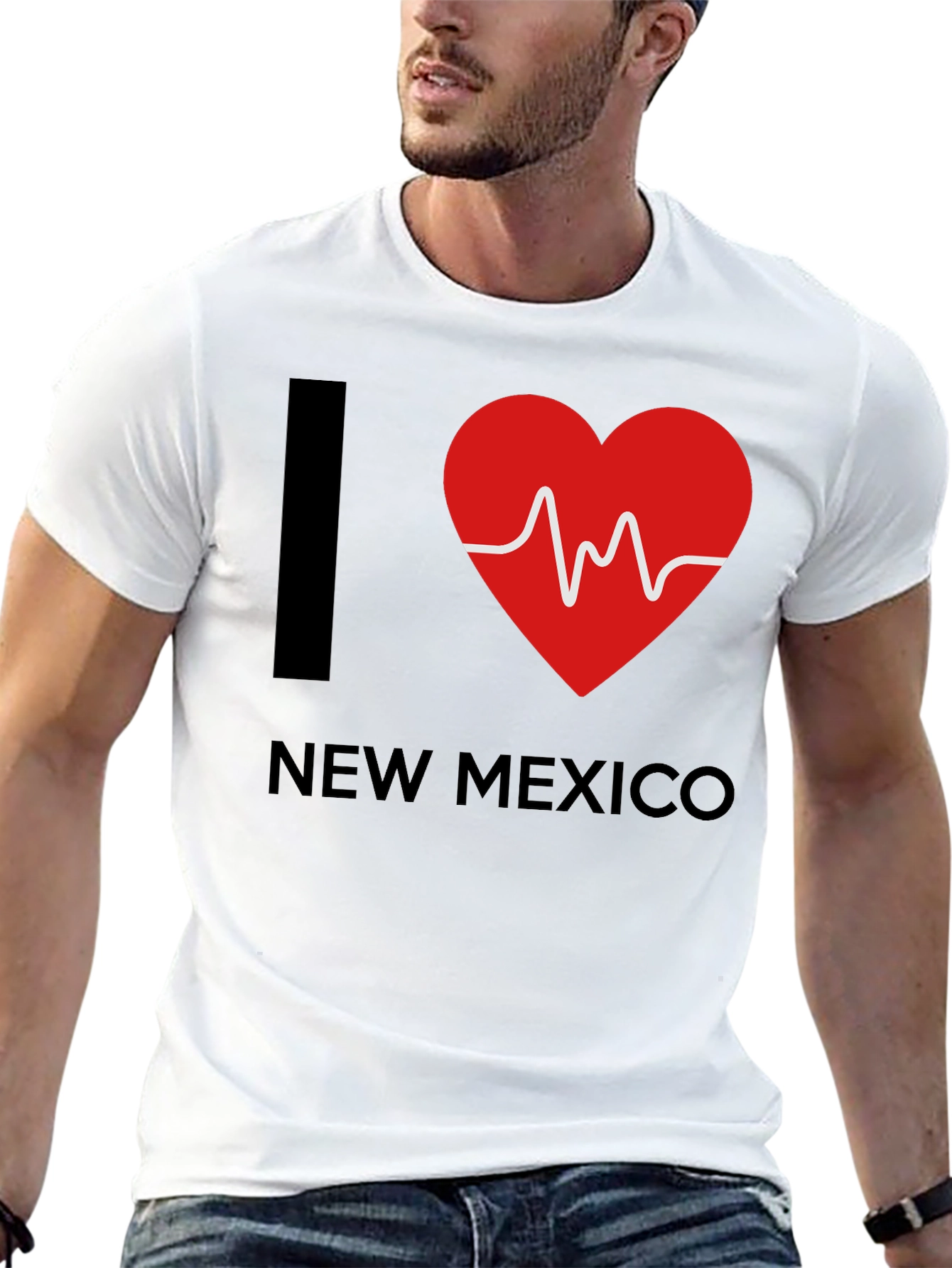 I Heart New Mexico T-Shirt - Black Cotton Tee