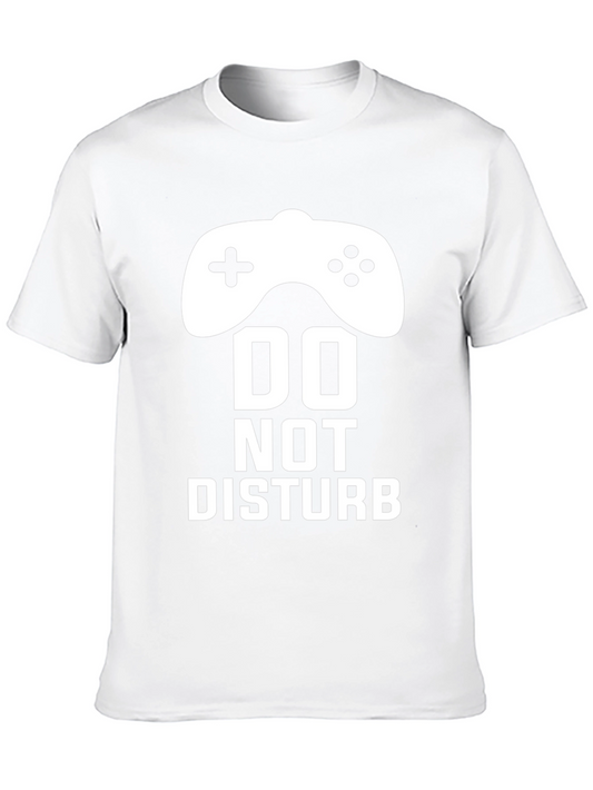 Do Not Disturb Gamer T-Shirt - Black Cotton Tee