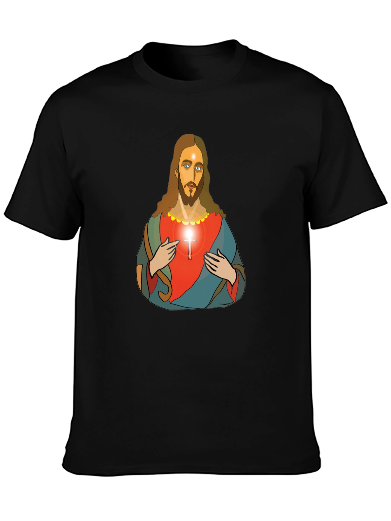 Jesus Graphic T-Shirt - Black