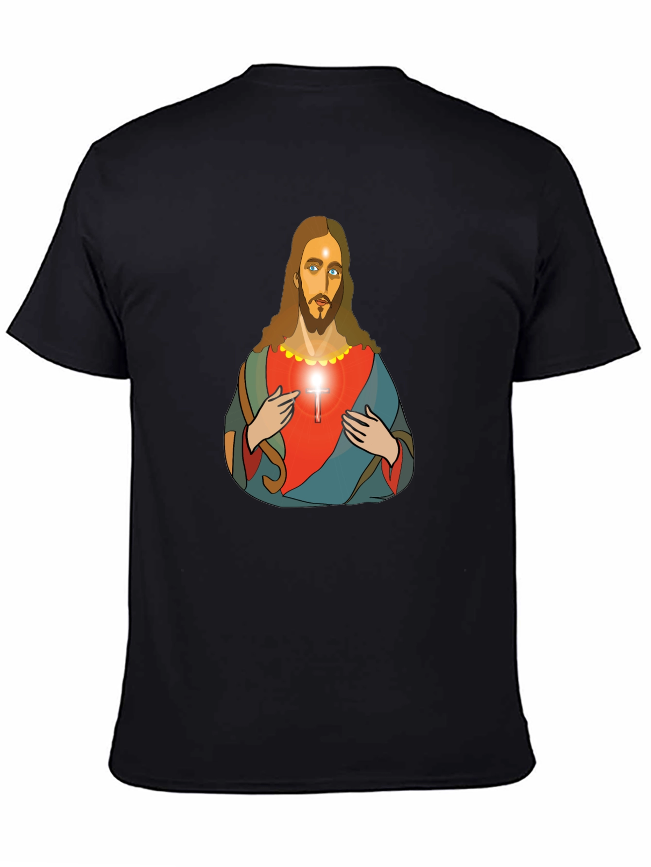 Jesus Graphic T-Shirt - Black