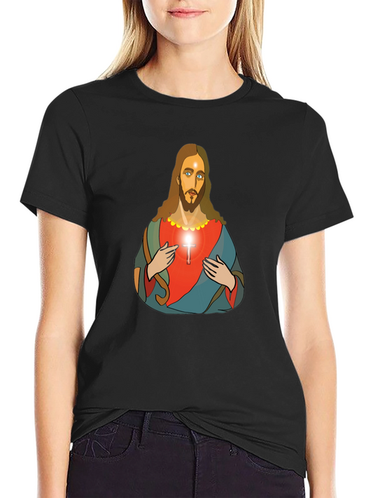 Jesus Graphic T-Shirt - Black