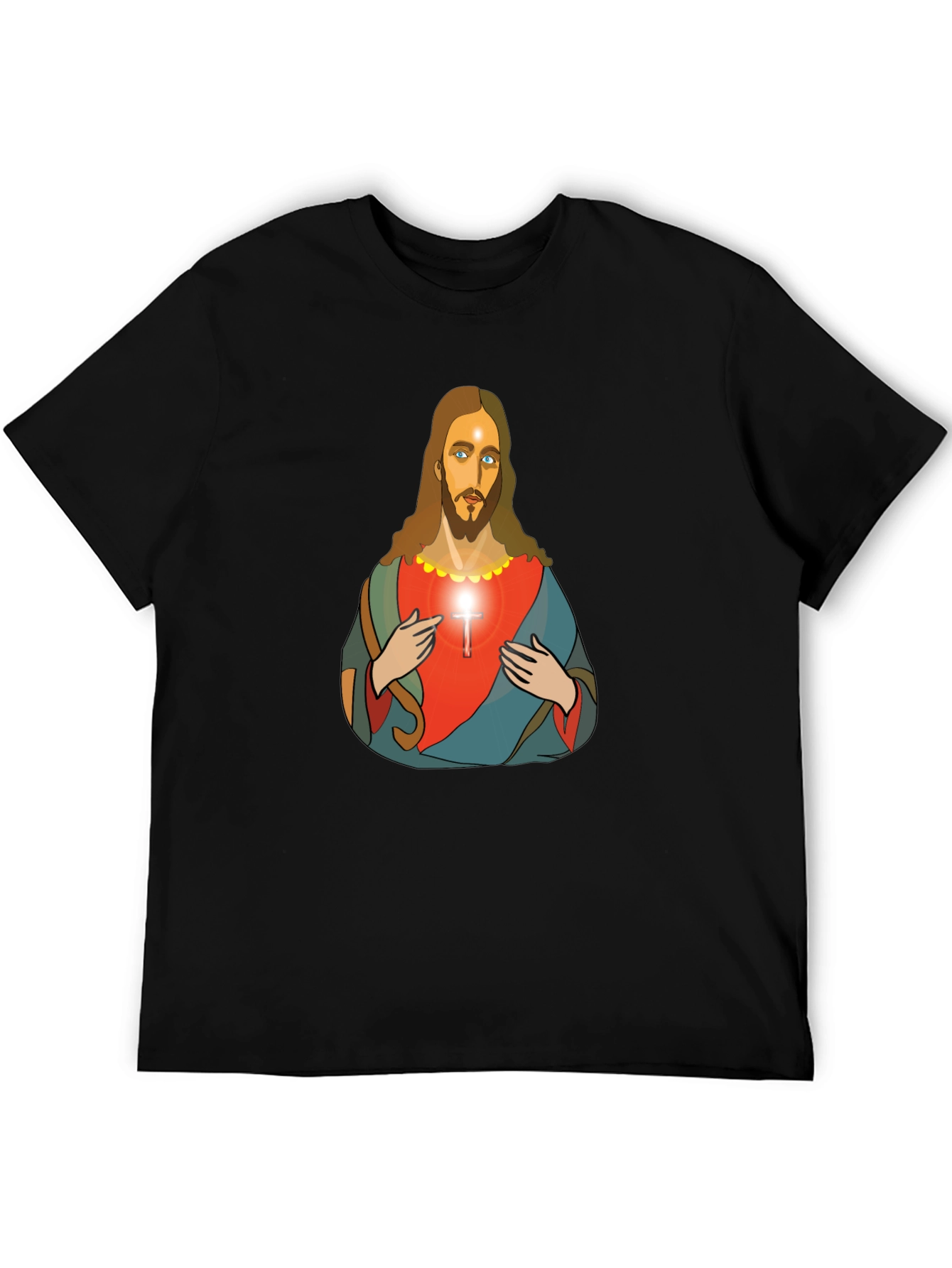 Jesus Graphic T-Shirt - Black