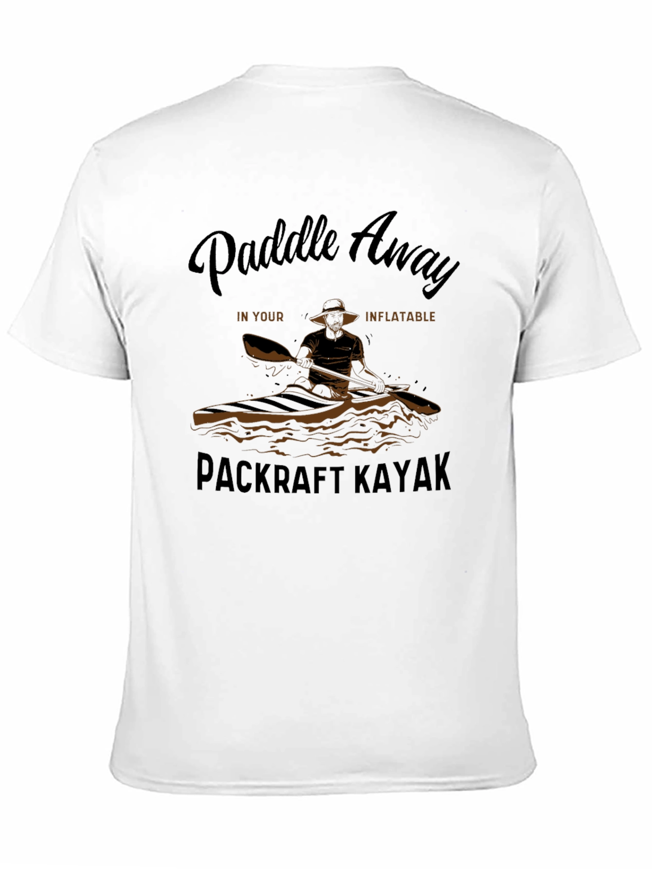 Paddle Away Packraft Kayak T-Shirt