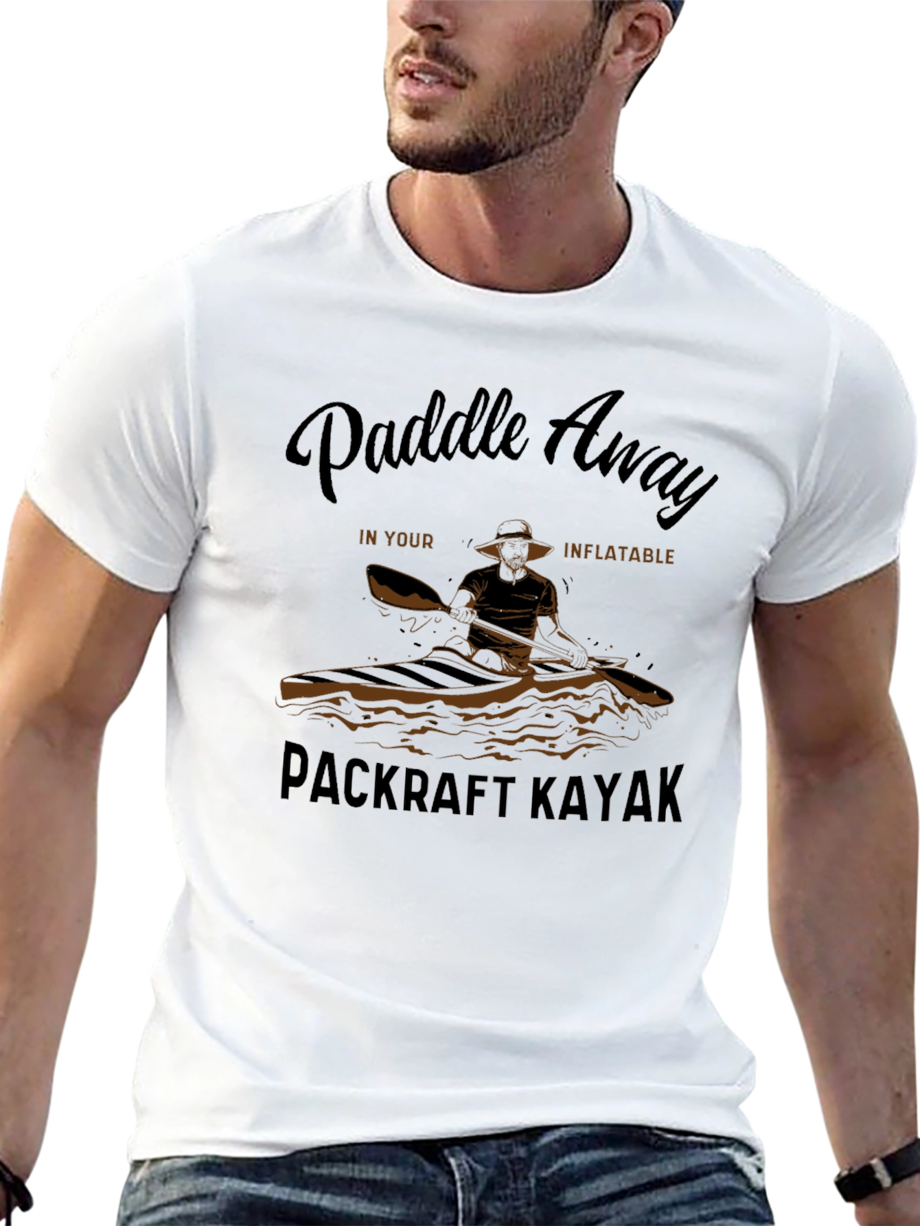 Paddle Away Packraft Kayak T-Shirt