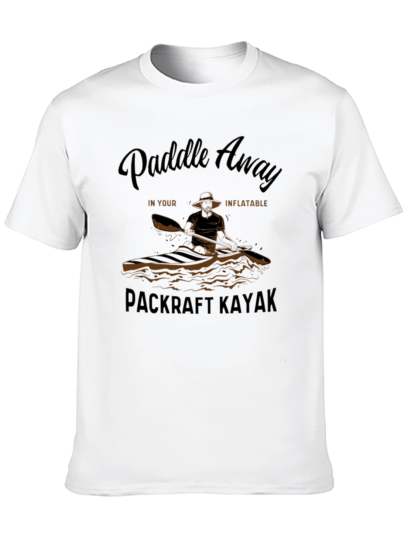 Paddle Away Packraft Kayak T-Shirt