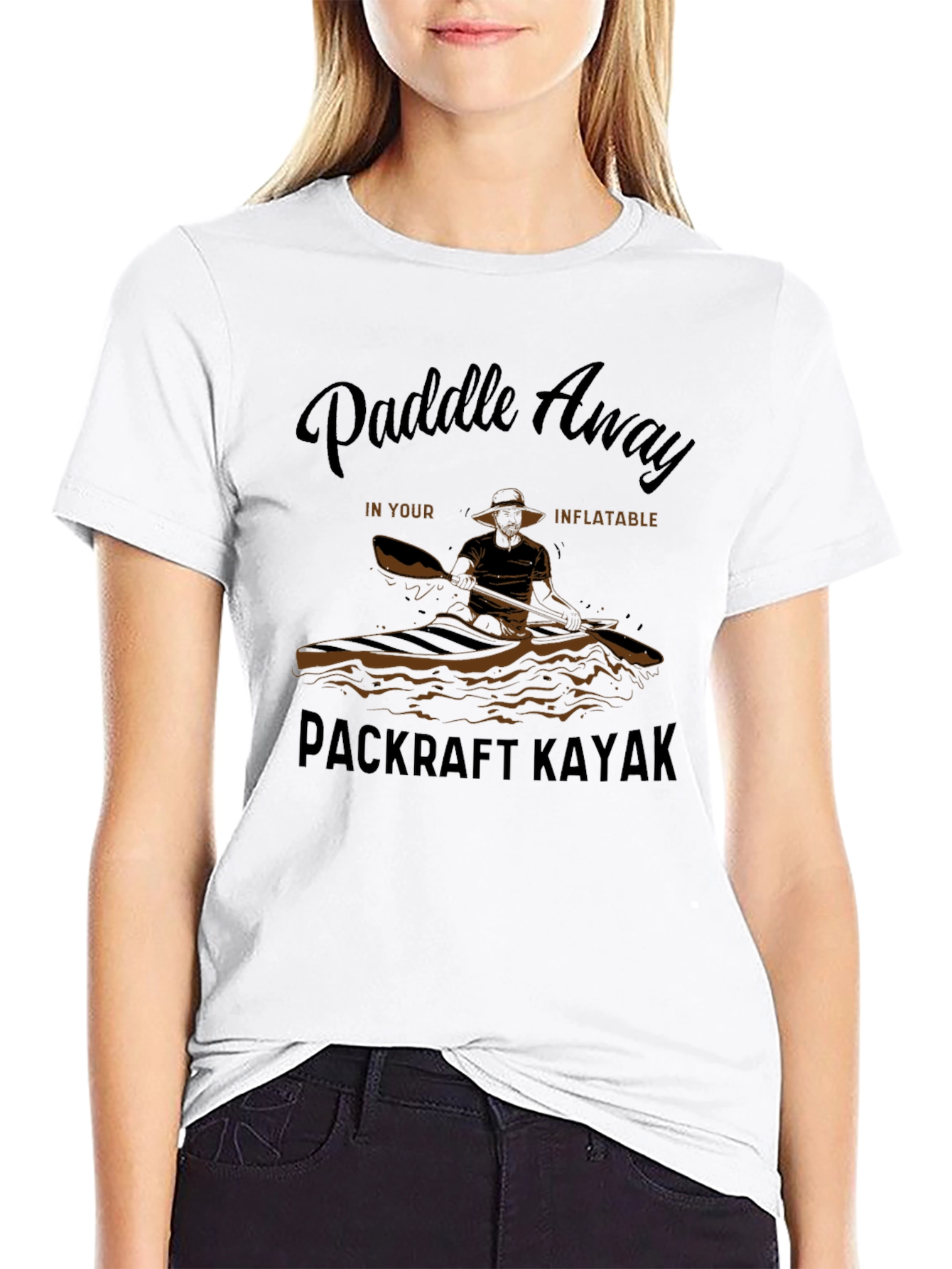 Paddle Away Packraft Kayak T-Shirt