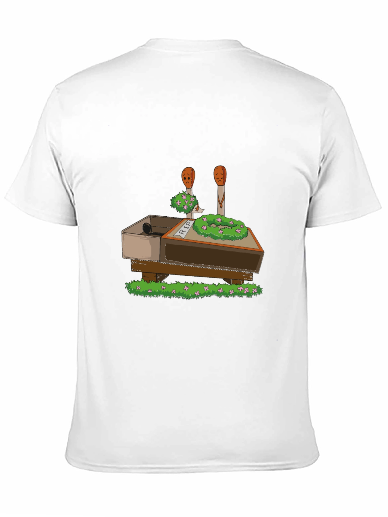 RIP Funny Matchsticks T-Shirt - Black Cotton Tee
