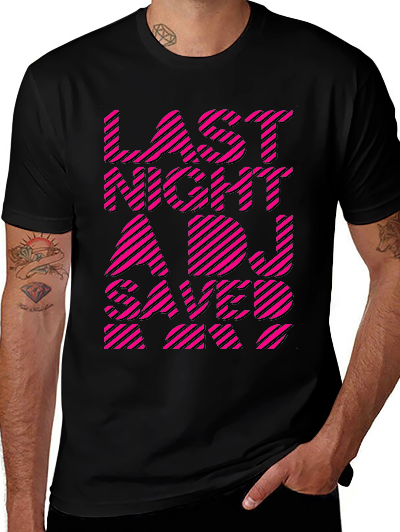Last Night A DJ Saved My Life Graphic Tee