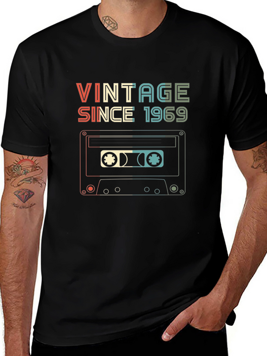 Vintage Since 1969 Retro Cassette T-Shirt