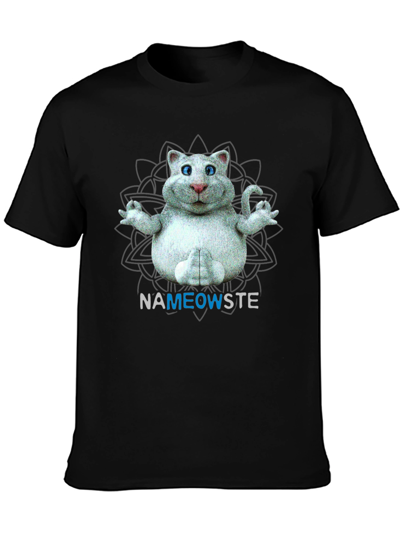 Namaste Cat T-Shirt - Funny Yoga Tee