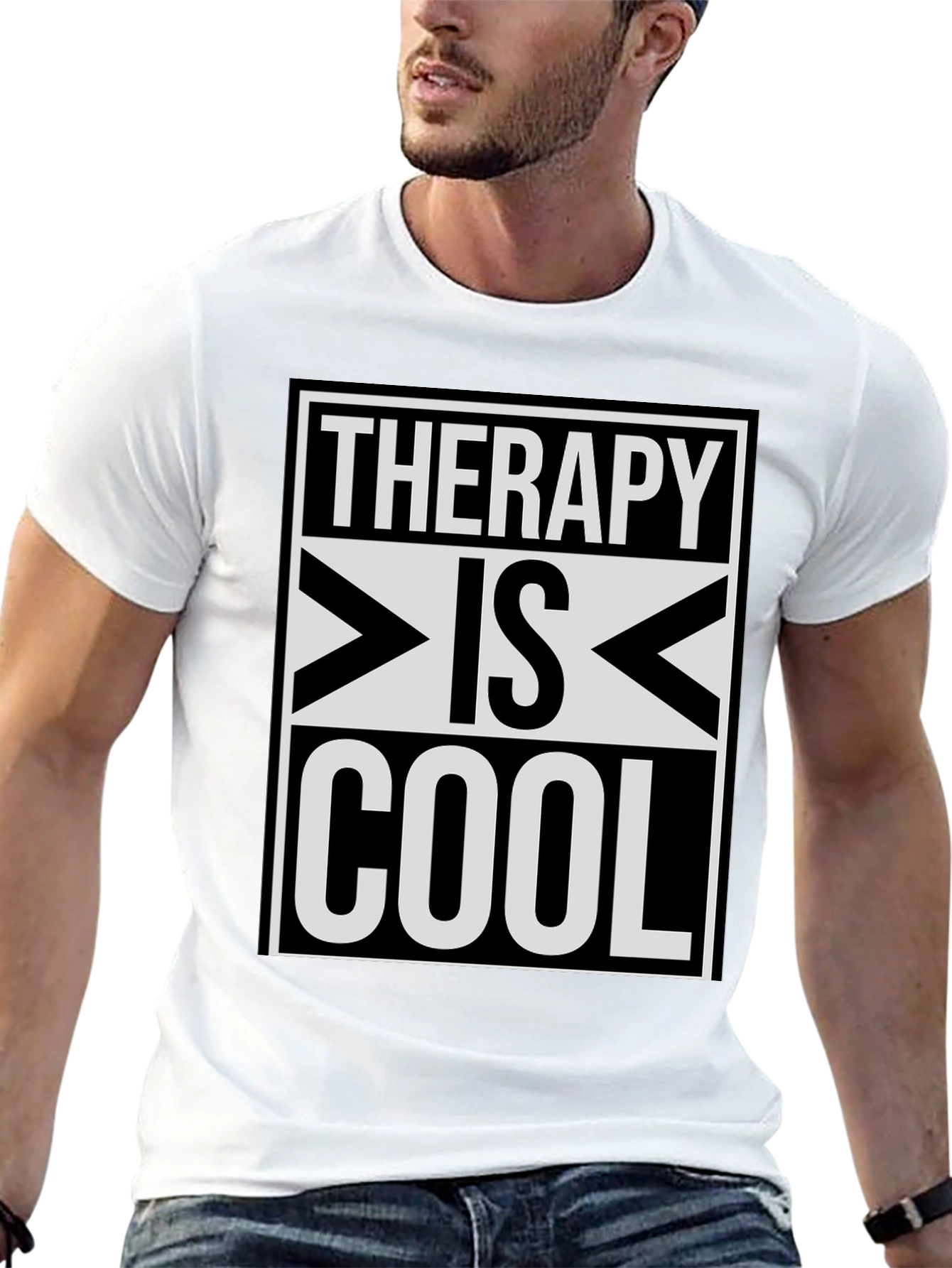 Therapy Is Cool Graphic T-Shirt