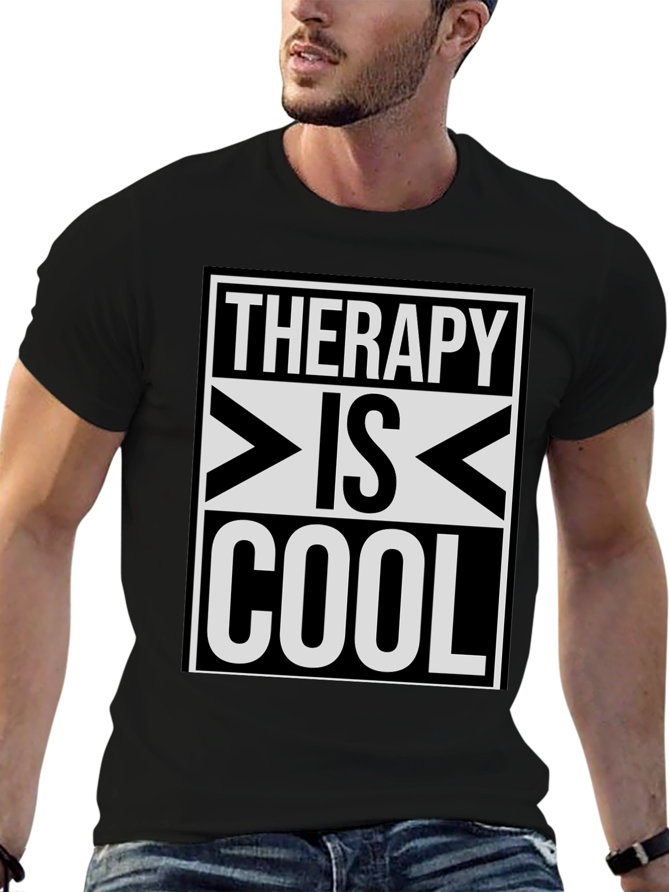 Therapy Is Cool Graphic T-Shirt