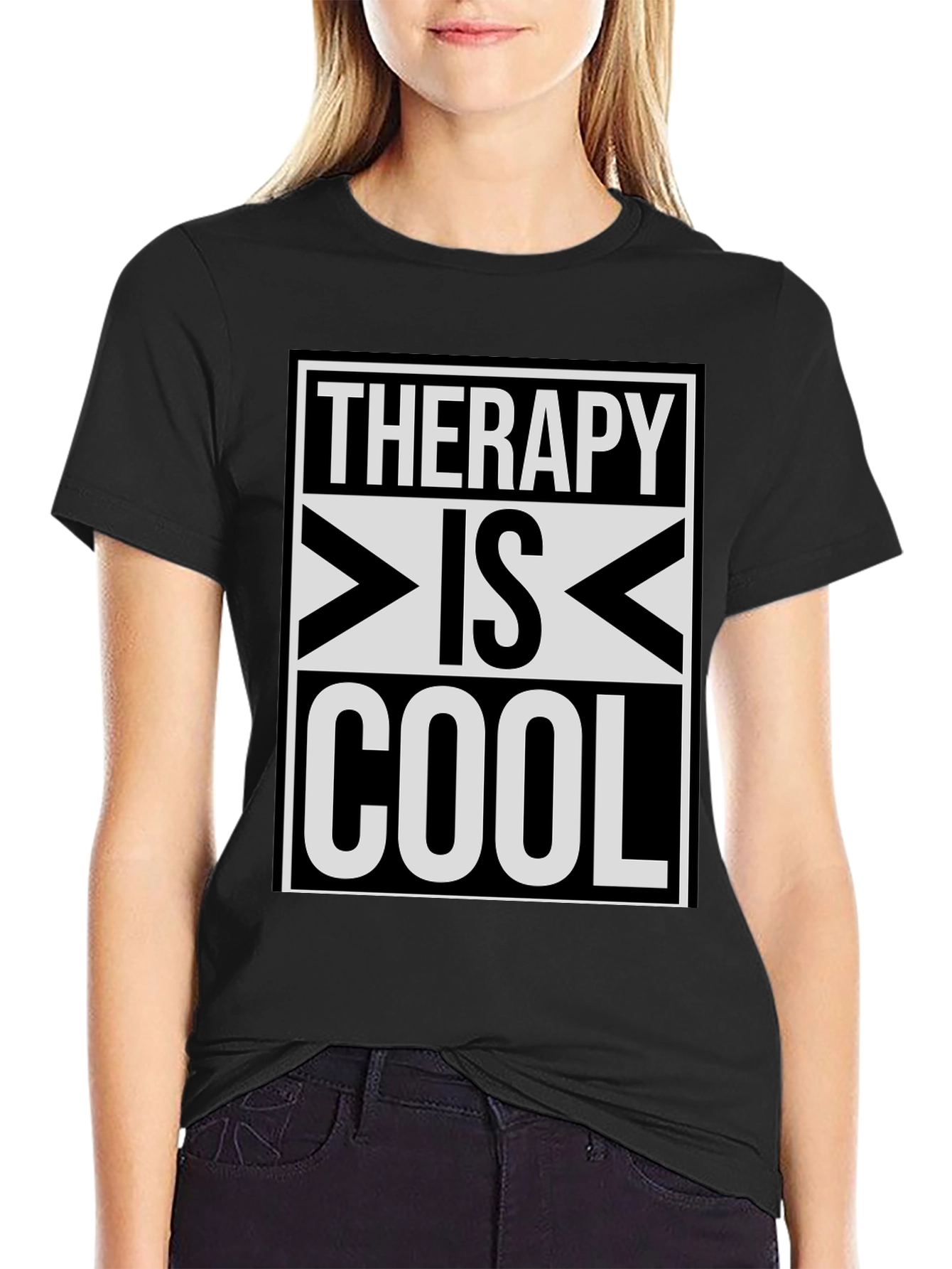 Therapy Is Cool Graphic T-Shirt