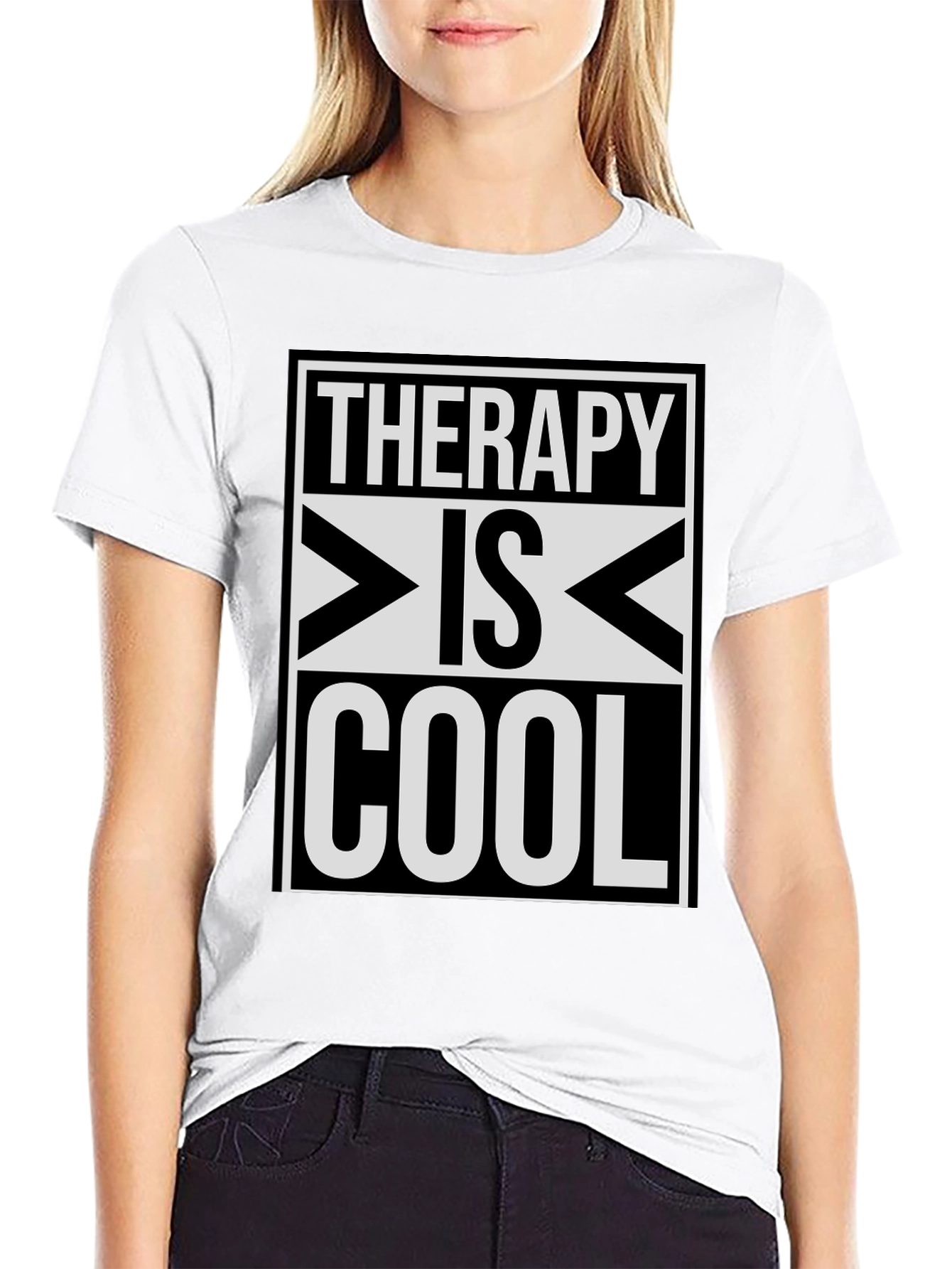 Therapy Is Cool Graphic T-Shirt